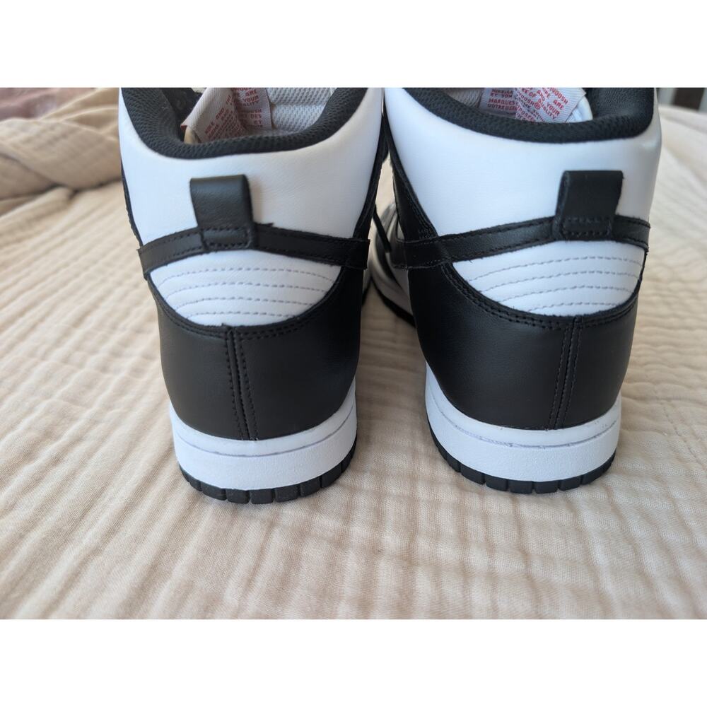 Nike Dunk High Black/White Colorblock High Top Panda DD1869-103 W 9.5/M 8 - Picture 10 of 14